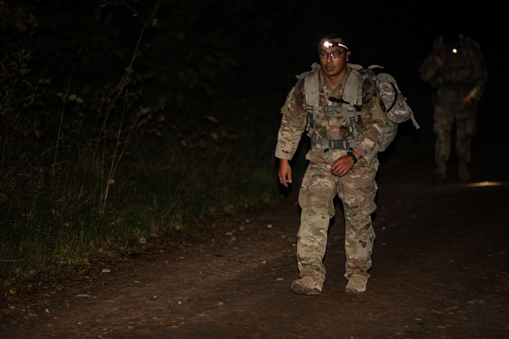 Moonlit March: Battle Group Poland's Norwegian Foot March 2021