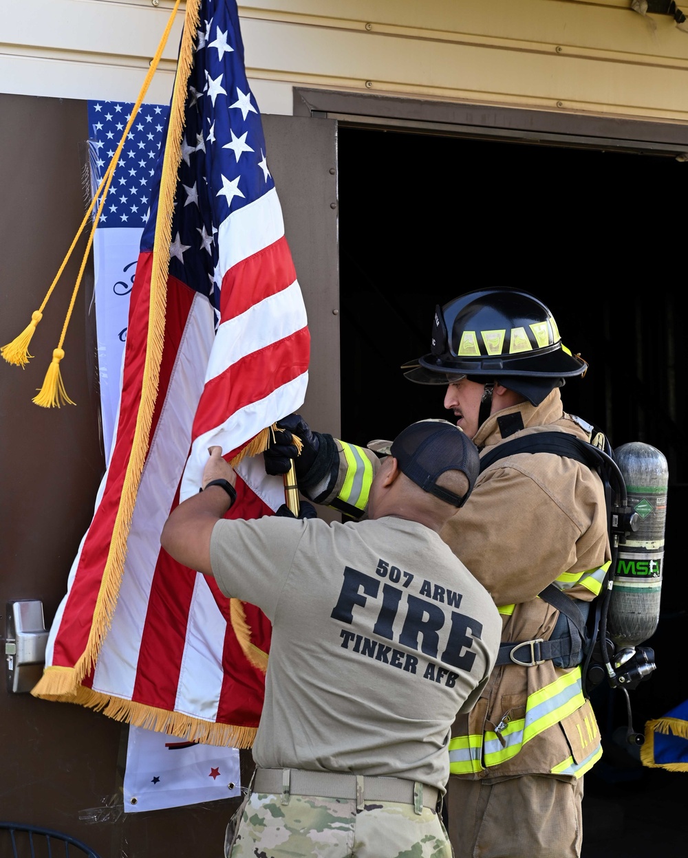 507th CES holds 12th annual 9/11 fire climb