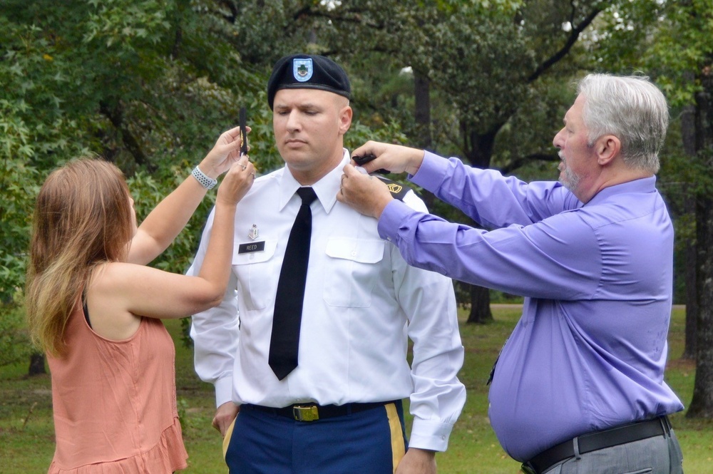 Father and son celebrate shared promotion date, unit, rank, 27 years apart