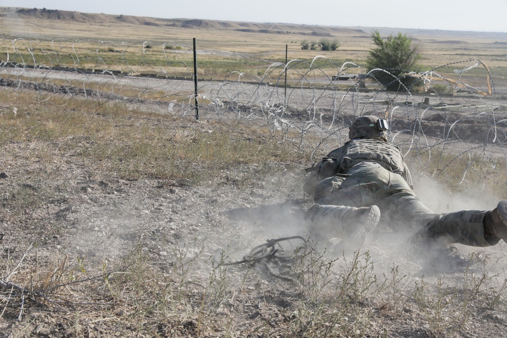 1st Battalion 8th Infantry Regiment Soldiers conduct platoon live fire exercises Sept. 24, 2021