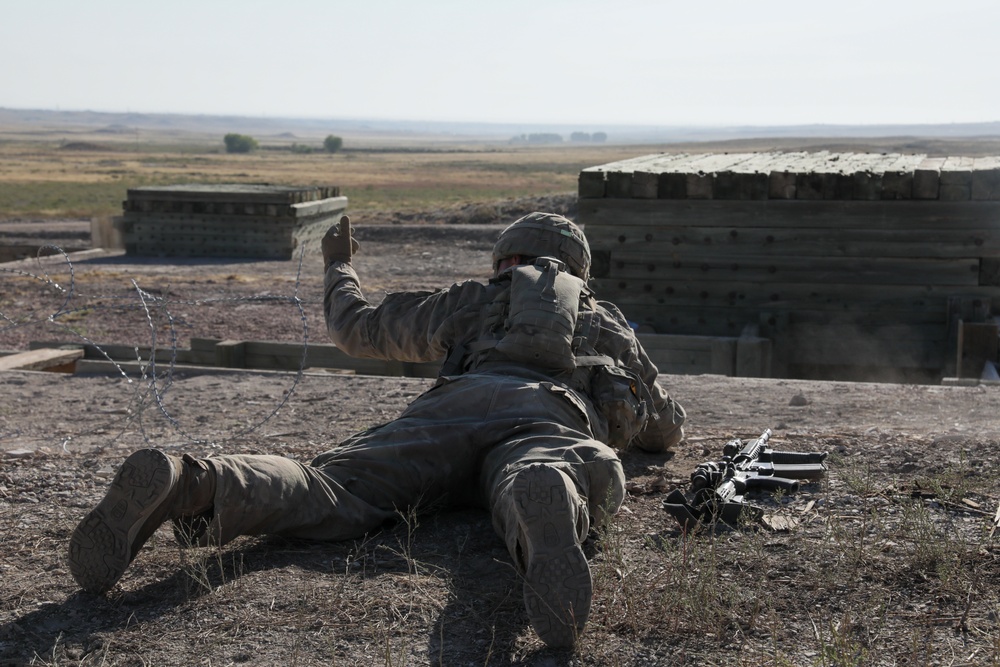 1st Battalion 8th Infantry Regiment Soldiers conduct platoon live fire exercises Sept. 24, 2021