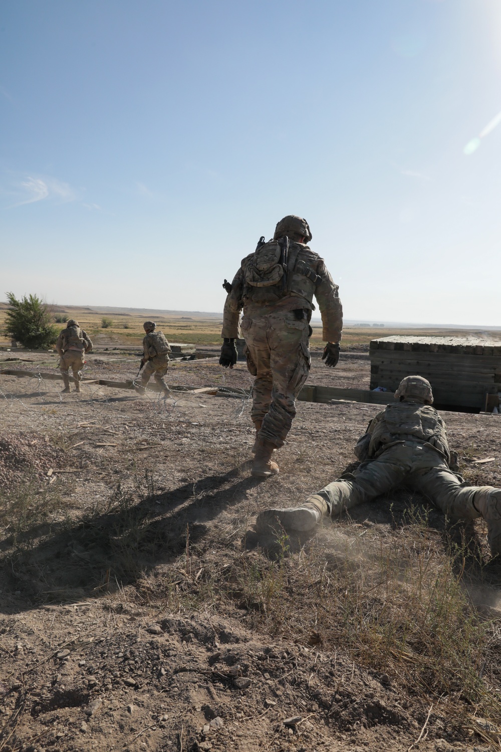 1st Battalion 8th Infantry Regiment Soldiers conduct platoon live fire exercises Sept. 24, 2021