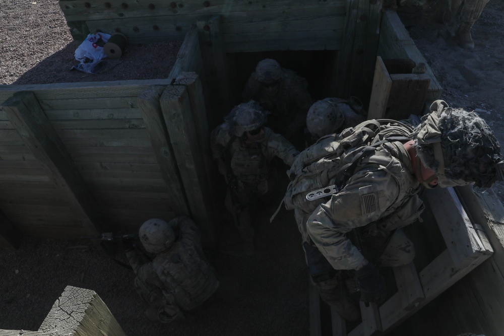 1st Battalion 8th Infantry Regiment Soldiers conduct platoon live fire exercises Sept. 24, 2021