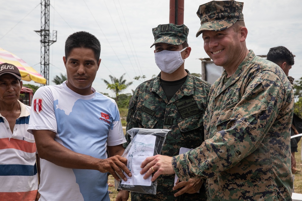 UNITAS 2021: U.S. Marines participate in Peruvian community event