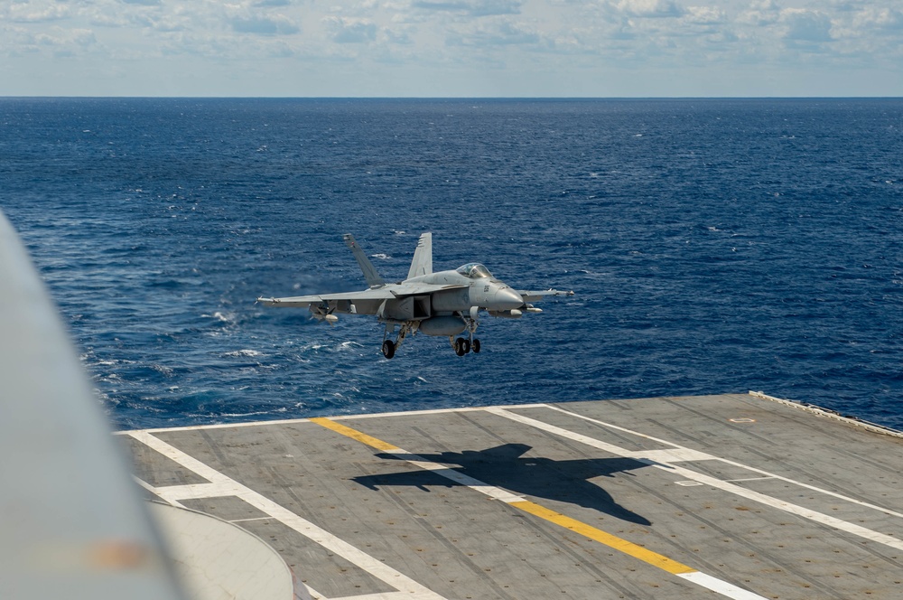 Truman is conducting readiness training in the Atlantic Ocean in preparation for future operations.