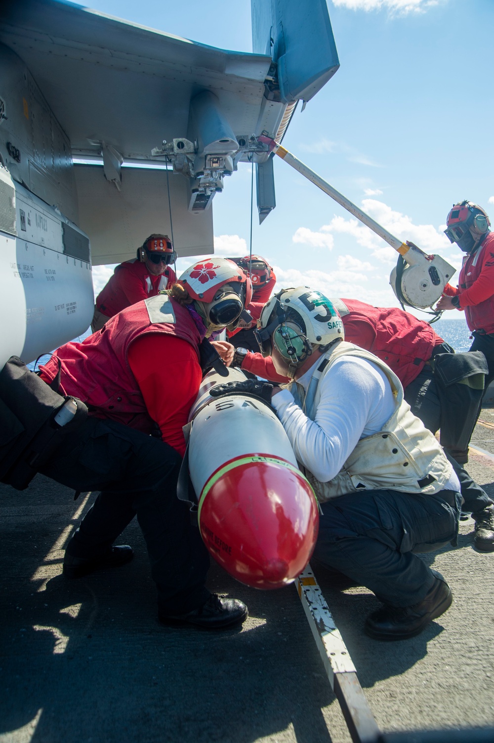 Truman is operating in the Atlantic Ocean in support of naval operations to maintain maritime stability and security in order to ensure access, deter aggression and defend U.S., allied and partner interests.