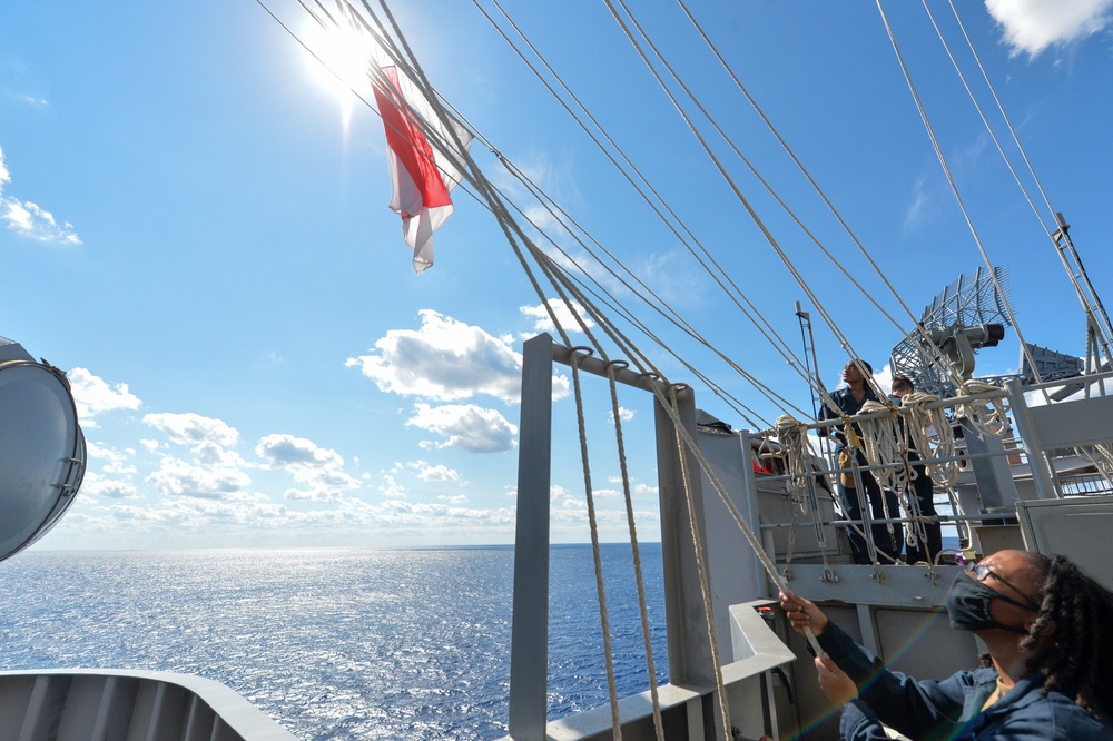 Truman is operating in the Atlantic Ocean in support of naval operations to maintain maritime stability and security in order to ensure access, deter aggression and defend U.S., allied and partner interests.