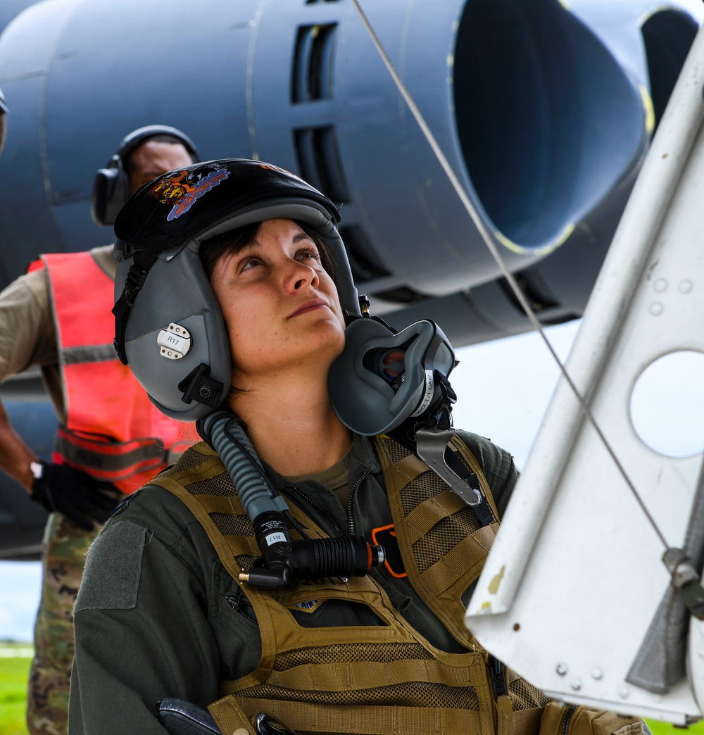 Captain's first deployment during Bomber Task Force Mission