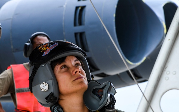 Captain's first deployment during Bomber Task Force Mission