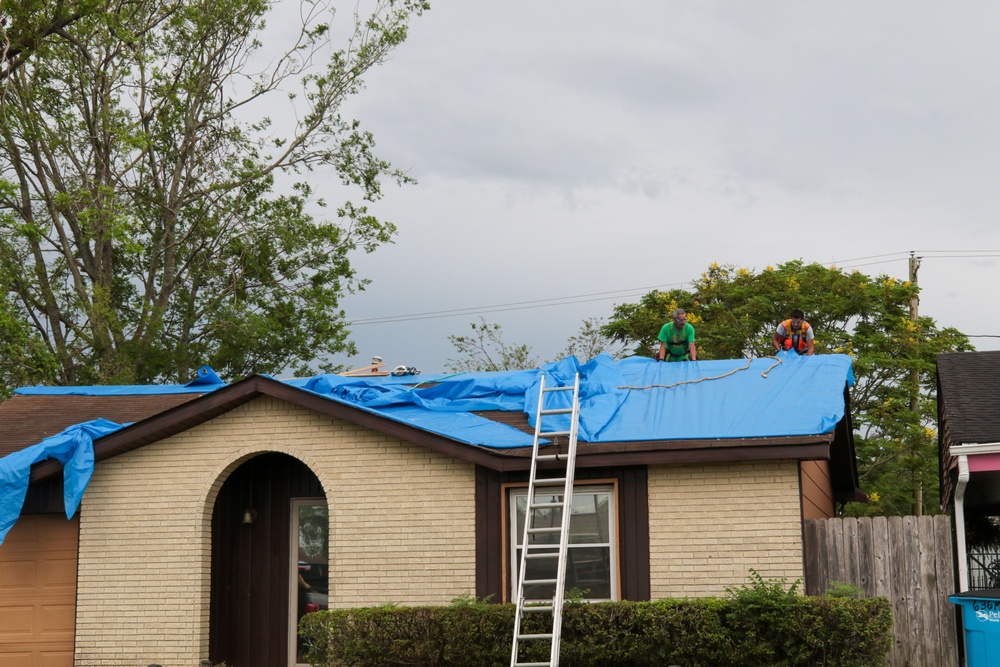 Hurricane Ida: Blue Roof Saint Rose