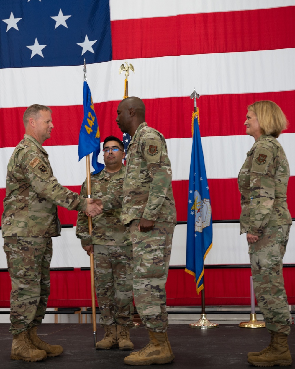 Haynes assumes command of 442 FSS