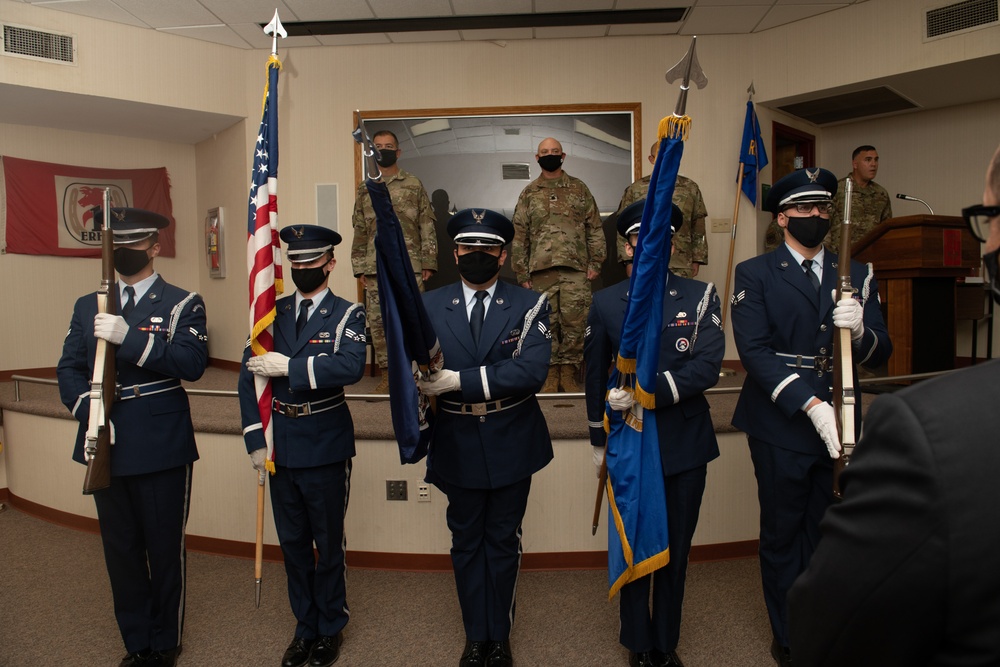 ‘To the Horse!’ Virginia Air National Guard’s Civil Engineering Squadron welcomes its new commander
