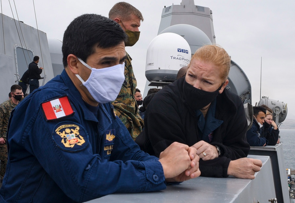 USS John P. Murtha (LPD 26) Observes UNITAS Evolutions