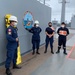 Peruvian sailors aboard the Makassar-class landing platform dock ship BAP Pisco (AMP 156) conduct medical training as part of a mass casualty drill