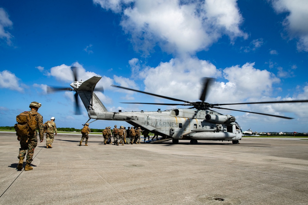 Marines with 3d LSB conduct post-exercise HST