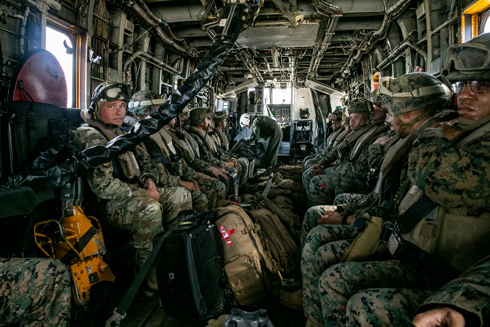 Marines with 3d LSB conduct post-exercise HST