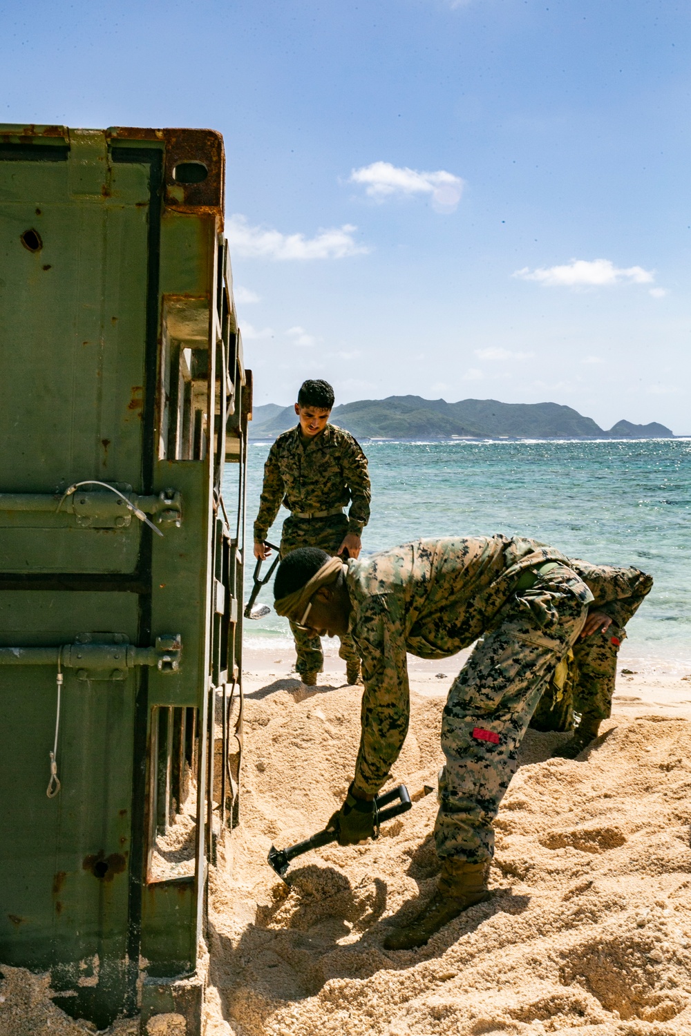 Marines with 3d LSB conduct post-exercise HST