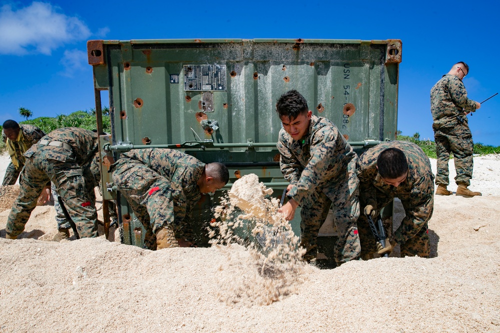 Marines with 3d LSB conduct post-exercise HST