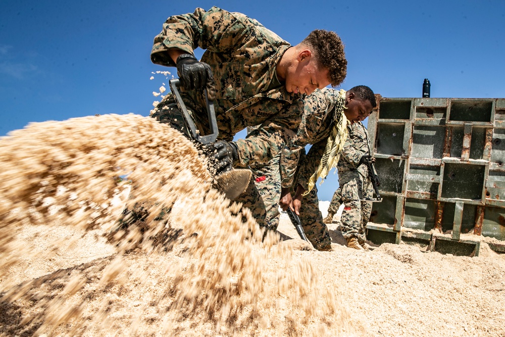 Marines with 3d LSB conduct post-exercise HST