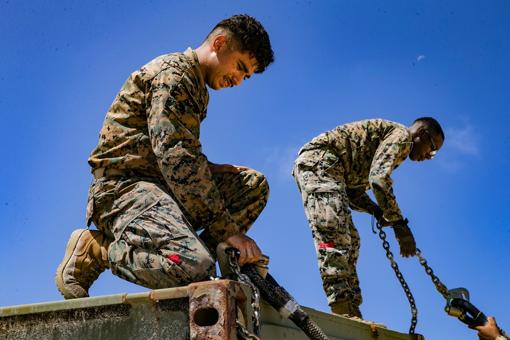 Marines with 3d LSB conduct post-exercise HST