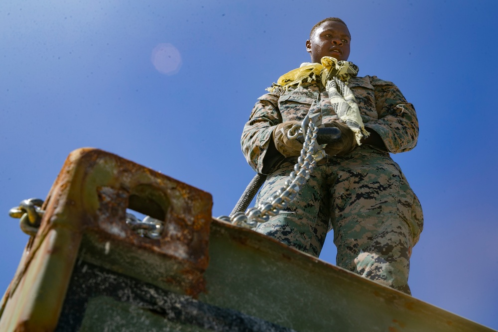 Marines with 3d LSB conduct post-exercise HST