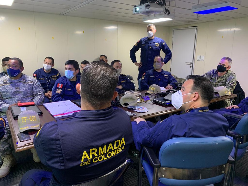 Multinational Forces Attend the Commander’s Update Brief