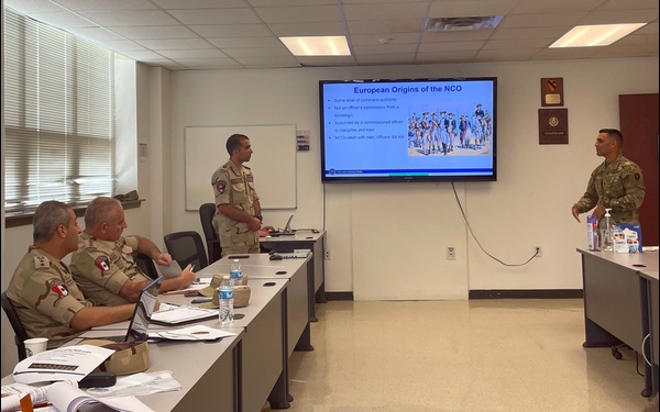 Egyptian General Officers visit Texas National Guard Regional Training Institute