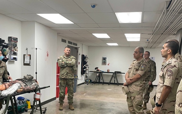 Egyptian General Officers visit Texas National Guard Regional Training Institute