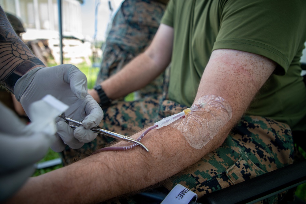 Valkyrie Training | 3d Medical Battalion conducts Valkyrie blood transfer course