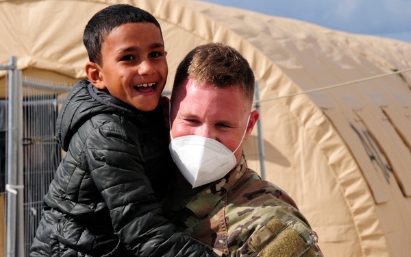 41st FAB Soldiers bring smiles to Afghan children