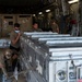 U.S. Air Force Airmen Unload Cargo