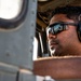 U.S. Air Force Airman Prepares To Offload Cargo