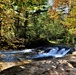 Fall 2021 scenes at Fort McCoy's Trout Falls in Pine View Recreation Area