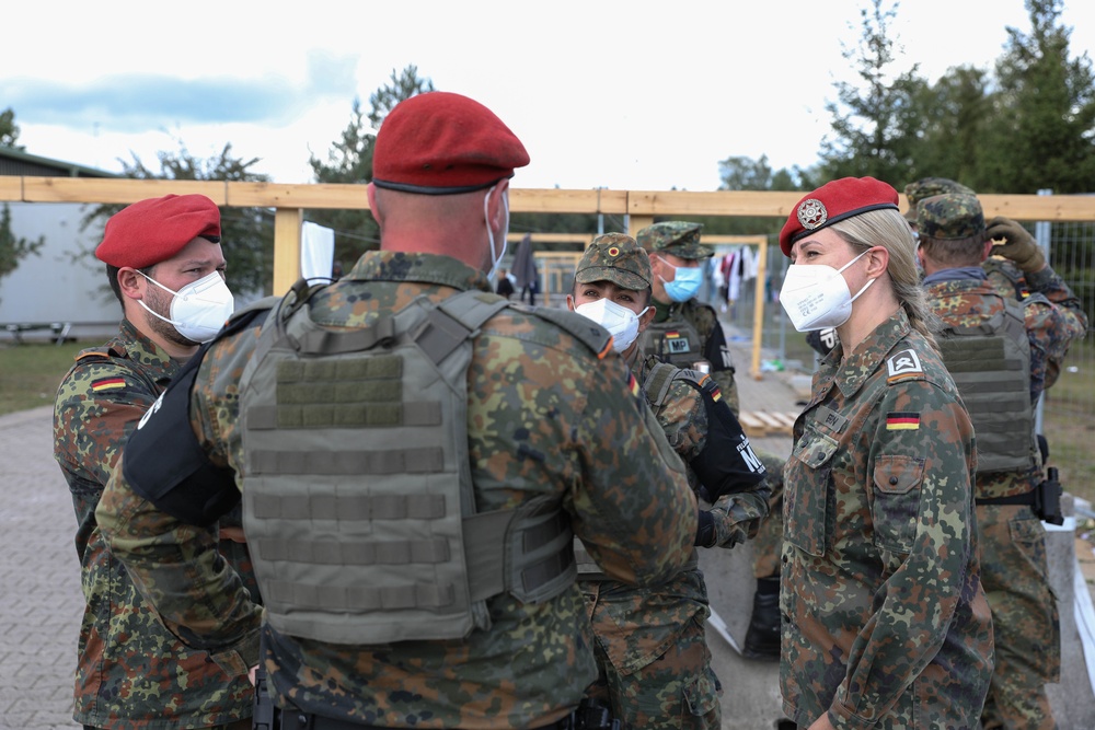 German Bundeswehr HptFw Sandra Born discusses plans for Operation Allies Refuge