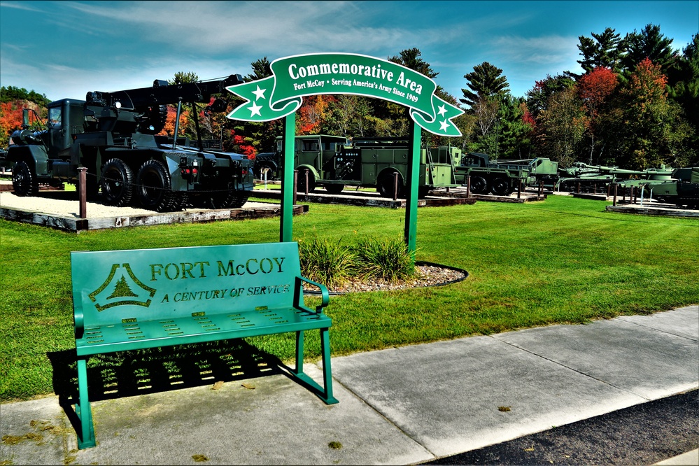 2021 Fall Colors at Fort McCoy's Equipment Park