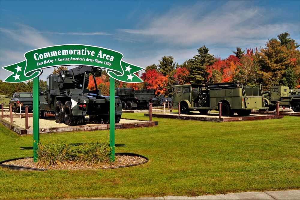 2021 Fall Colors at Fort McCoy's Equipment Park
