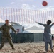 Evacuee’s participate in various fun activities while at TF Holloman