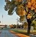 Fall Colors and the American Flag at Fort McCoy