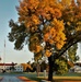 Fall Colors and the American Flag at Fort McCoy