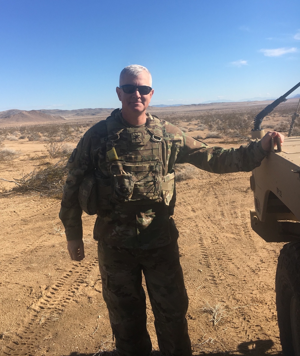 COL Carozza attends training at Irwin