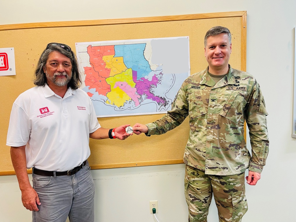 USACE employee recognized for Hurricane Ida mission
