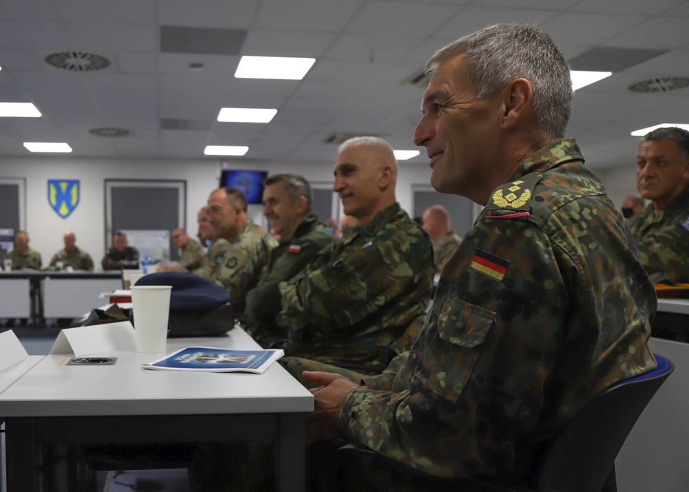 V Corps hosts Distinguished Visitors during Warfighter
