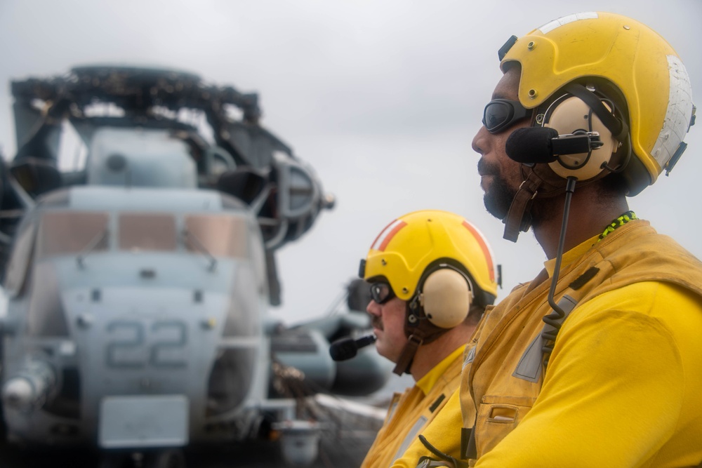 USS Portland Flight Operations