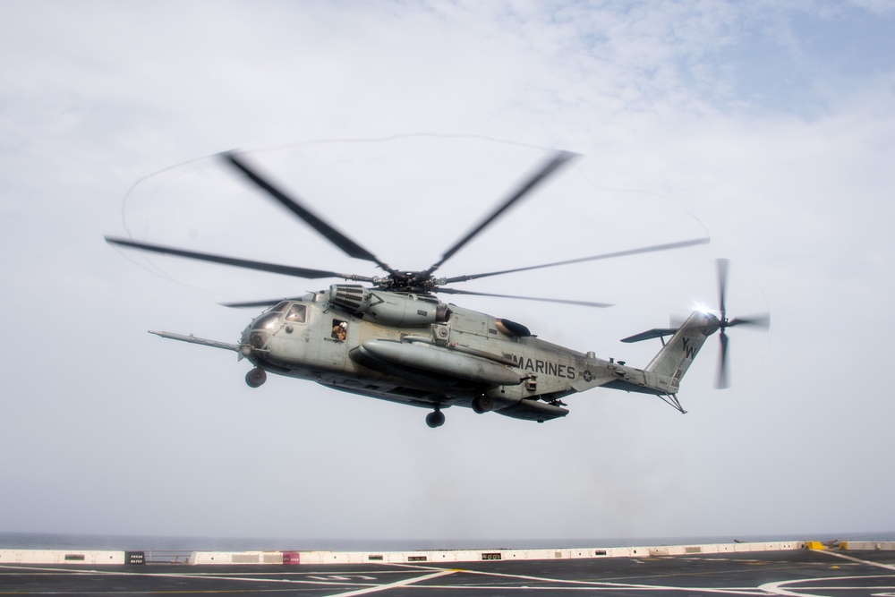USS Portland Flight Operations