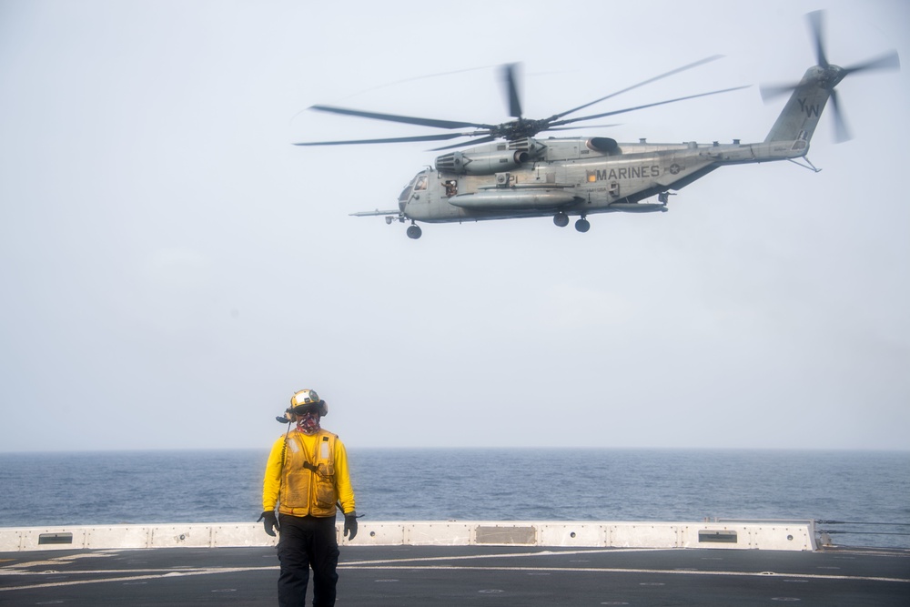 USS Portland Flight Operations