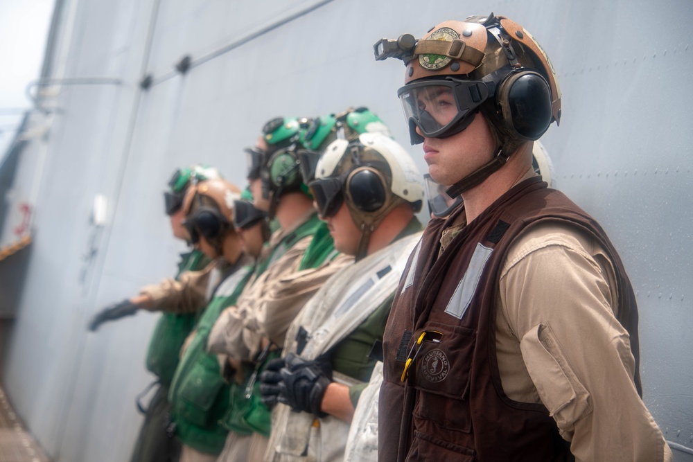 USS Portland Flight Operations