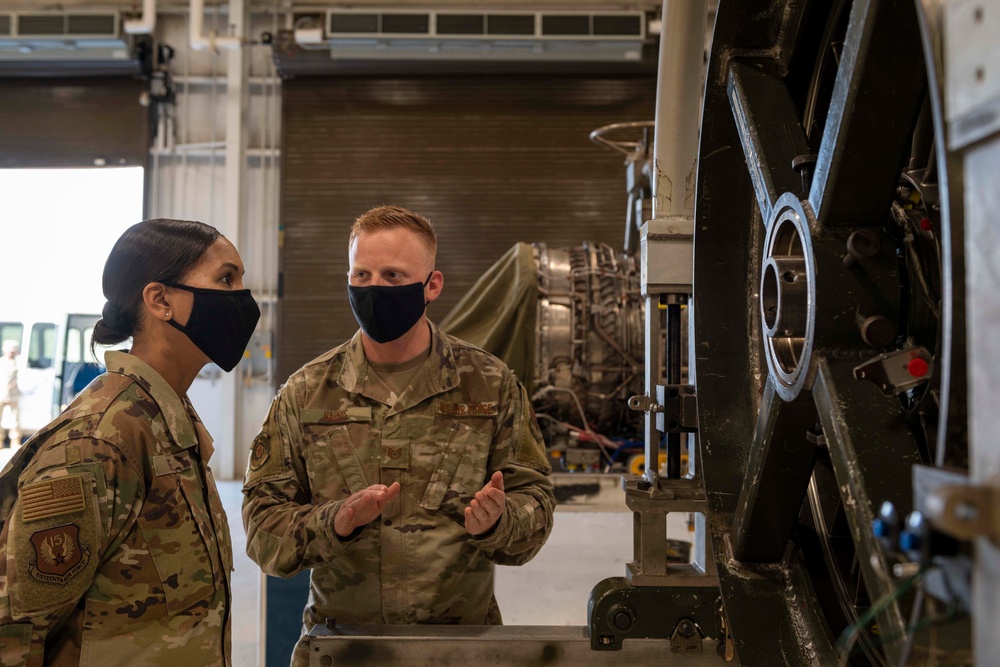 15th Air Force commander Maj. Gen Koscheski visits SJAFB