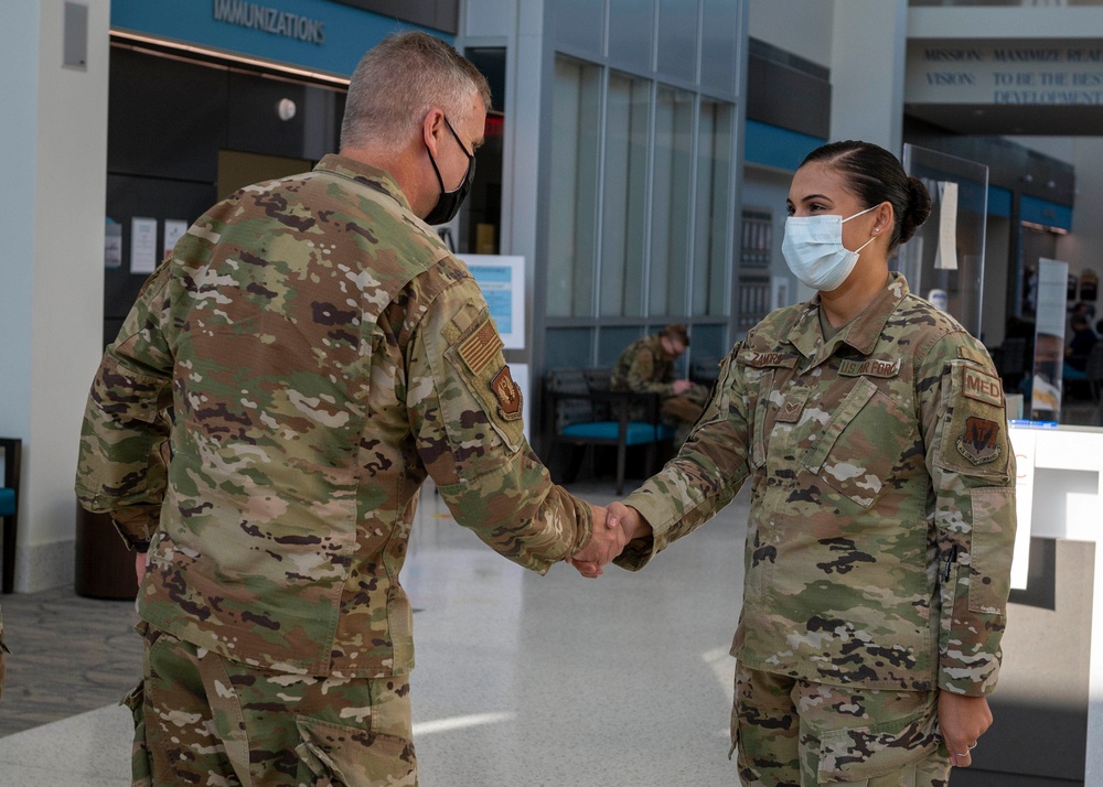 15th Air Force commander Maj. Gen Koscheski visits SJAFB