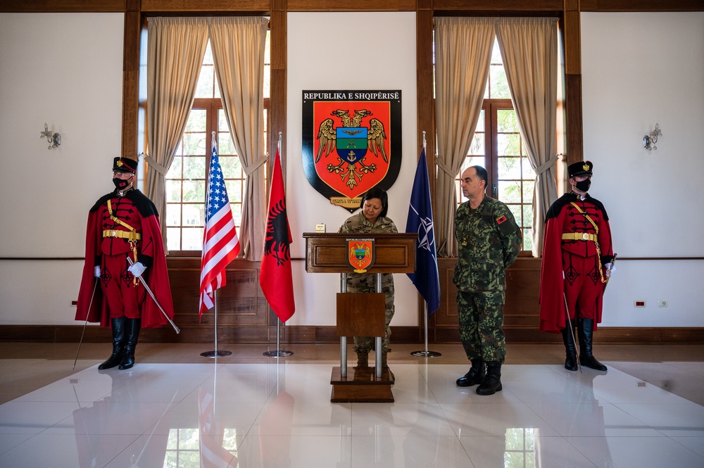 New Jersey National Guard Staff visits Albania