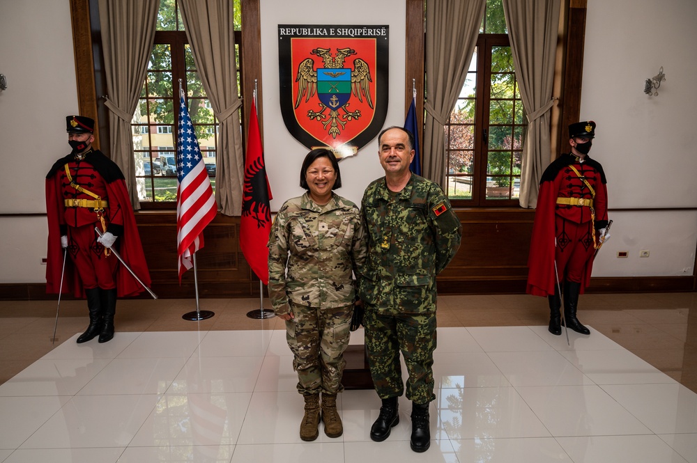 New Jersey National Guard Staff visits Albania